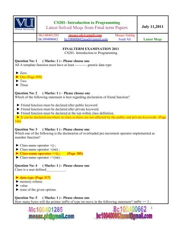mgt101 final term paper 2012 mgt101 final term paper 2012